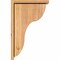 Ekena Millwork Carmel Smooth Corbel w/Backplate, Western Red Cedar, 5 1/2"W x 14"D x 22"H COR06X14X22CAR01SWR - alternate 3